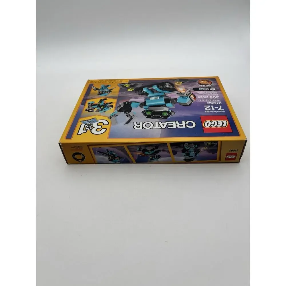 New In Box Retired LEGO Creator 31062 - 3 in 1 Robo Explorer New Sealed